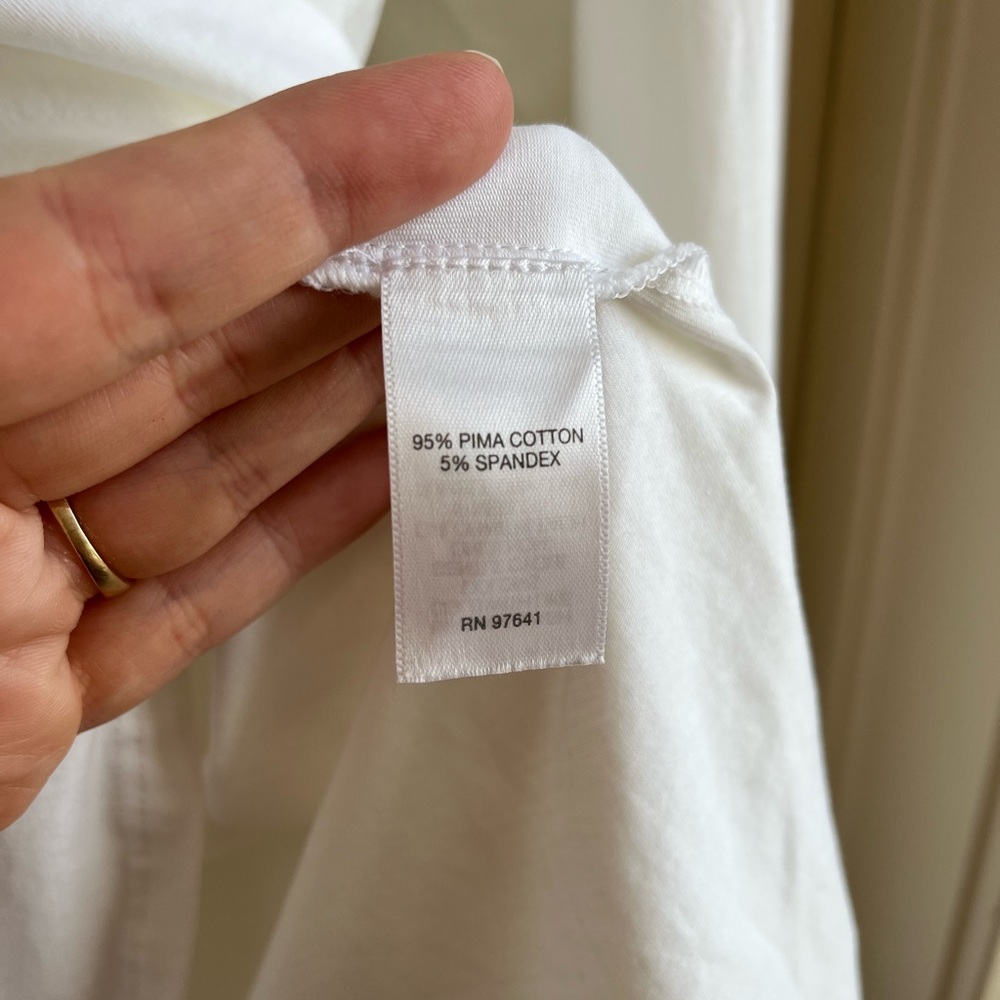 J.Jill White Long Sleeve Turtleneck Soft Pure Jill Material - Picture 6 of 9